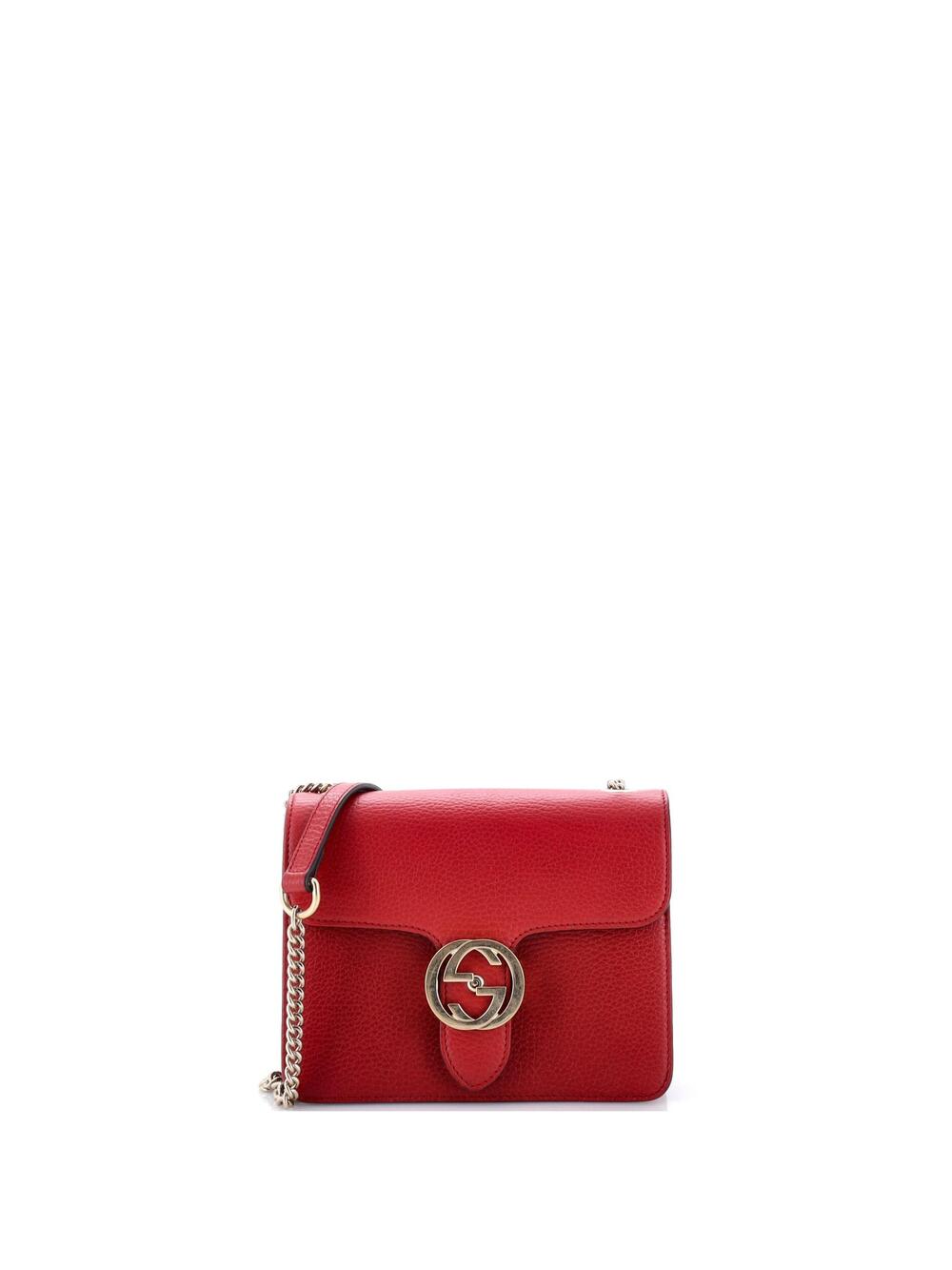 Gucci Interlocking Shoulder Bag Leather #366183G78B
